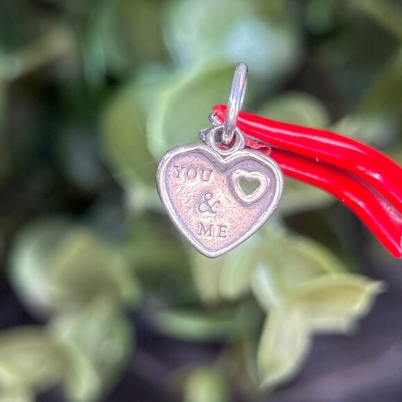 Pandora You & Me (I Love You) Heart Charm - Picture 2 of 5